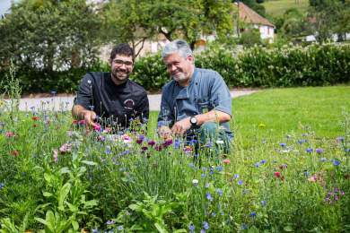 jardins, la table du haut jardin, restaurant gastronomique vosges gerardmer