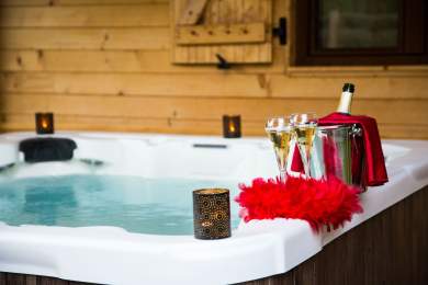 hotel spa vosges, le domaine du haut jardin, jacuzzi privatifs