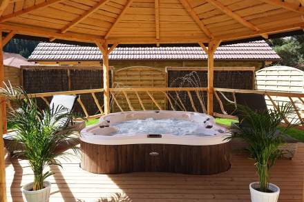 chalet étoile jacuzzi