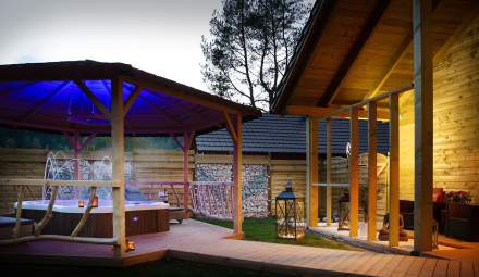 chalet spa privatif, , le domaine du haut jardin, hotel spa vosges, love room vosges alsace