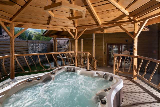 chalet spa privé, love room vosges alsace